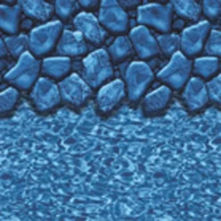 Swimline Overlap Pool Liner, 48 In Wall, 15x26 Ft Oval, 25 Gauge, Boulder Swirl