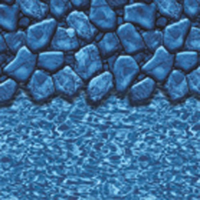Swimline Beaded Pool Liner, 48 In Wall, 18x33 Ft Oval, 20 Gauge, Boulder Swirl 2 Swimline Beaded Pool Liner, 48 In Wall, 18x33 Ft Oval, 20 Gauge, Boulder Swirl - Image 2