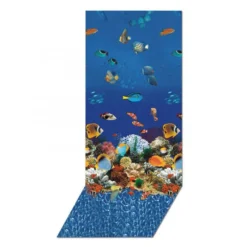 Swimline Beaded Pool Liner, 52 In Wall, 30 Ft Round, 25 Gauge, Caribbean