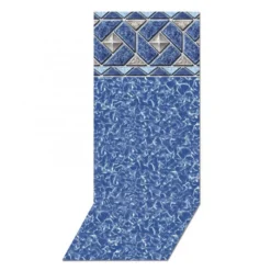 Swimline Beaded Pool Liner, 52 In Wall, 16 Ft Round, 25 Gauge, Mystri Outlook