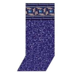 Swimline Beaded Pool Liner, 52 In Wall, 21x41 Ft Oval, 25 Gauge, Pacific Diamond