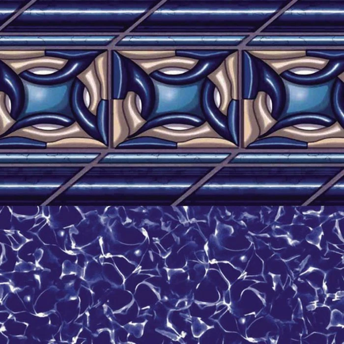 Swimline Beaded Pool Liner, 52 In Wall, 18x33 Ft Oval, 20 Gauge, Pacific Diamond 2 Swimline Beaded Pool Liner, 52 In Wall, 18x33 Ft Oval, 20 Gauge, Pacific Diamond - Image 2