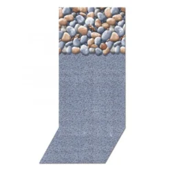 Swimline Overlap Pool Liner, 48-52 In Wall, 16 Ft Round, 20 Gauge, Rock Island