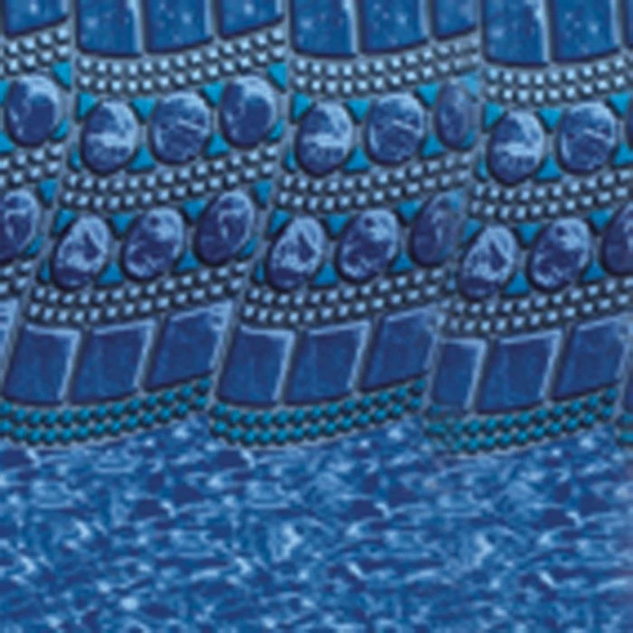 Swimline Overlap Pool Liner, 48-52 In Wall, 16 Ft Round, 25 Gauge, Tile Swirl 2 Swimline Overlap Pool Liner, 48-52 In Wall, 16 Ft Round, 25 Gauge, Tile Swirl - Image 2